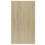 Estantería/Aparador madera contrachapada color roble 50x25x80cm de vidaXL, Librerías y estanterías - Ref: Foro24-800165, Prec...