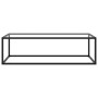 Mesa de centro negra con vidrio templado 120x50x35 cm en Mesas de centro | Comprar online en Foru.es