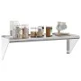 Estante de pared de acero inoxidable plateado 100x30x31 cm de , Estantes y estanterías - Ref: Foro24-30273, Precio: 61,14 €, ...