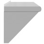 Estante de pared de acero inoxidable plateado 100x30x31 cm de , Estantes y estanterías - Ref: Foro24-30273, Precio: 73,71 €, ...