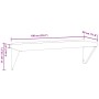 Estante de pared de acero inoxidable plateado 100x30x31 cm de , Estantes y estanterías - Ref: Foro24-30273, Precio: 73,71 €, ...