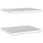 Estantes de pared 2 uds acero inoxidable plateado 50x40x3 cm de , Estantes y estanterías - Ref: Foro24-30284, Precio: 38,16 €...