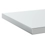 Estantes de pared 2 uds acero inoxidable plateado 50x40x3 cm de , Estantes y estanterías - Ref: Foro24-30284, Precio: 38,16 €...