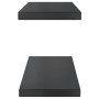 Estantes de pared 2 uds acero inoxidable negro 75x23,5x3 cm de , Estantes y estanterías - Ref: Foro24-30292, Precio: 40,61 €,...