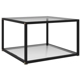 Mesa de centro transparente vidrio templado 60x60x35 cm en Mesas de centro | Comprar online en Foru.es