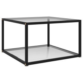 Mesa de centro transparente vidrio templado 60x60x35 cm en Mesas de centro | Comprar online en Foru.es