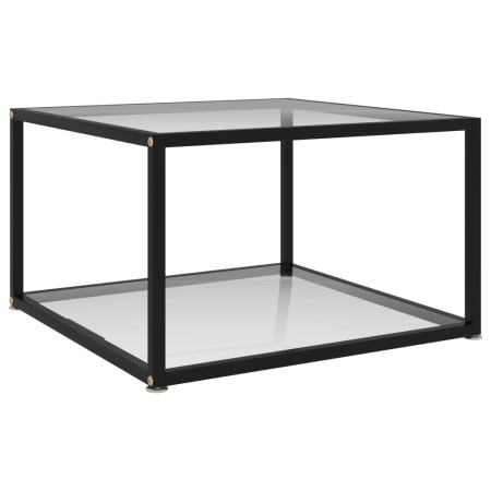 Mesa de centro transparente vidrio templado 60x60x35 cm en Mesas de centro | Comprar online en Foru.es