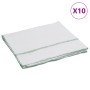 Bayetas 10 uds blancas con rayas verdes 50x60 cm de , Productos para limpieza del hogar - Ref: Foro24-4014091, Precio: 10,03 ...
