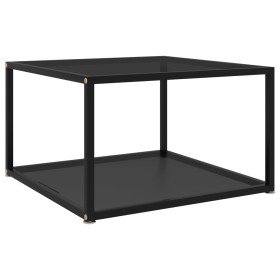Mesa de centro negra vidrio templado 60x60x35 cm en Mesas de centro | Comprar online en Foru.es