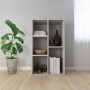Estantería/Aparador madera contrachapada gris 50x25x80 cm de vidaXL, Librerías y estanterías - Ref: Foro24-800166, Precio: 45...