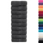Toallas 50 uds 100% algodón gris antracita 30x30 cm 600 gsm de , Toallas - Ref: Foro24-137151, Precio: 66,55 €, Descuento: %