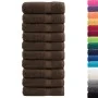 Toallas de baño 10 uds 100% algodón marrón 100x150 cm 600 gsm de , Toallas - Ref: Foro24-137241, Precio: 176,16 €, Descuento: %