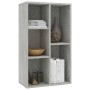 Estantería/Aparador madera contrachapada gris 50x25x80 cm de vidaXL, Librerías y estanterías - Ref: Foro24-800166, Precio: 45...