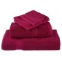 Toallas de baño 10 uds 100% algodón burdeos 100x150 cm 600 gsm de , Toallas - Ref: Foro24-137217, Precio: 169,63 €, Descuento: %