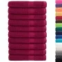 Toallas de sauna 10 uds 100% algodón burdeos 80x200 cm 600 gsm de , Toallas - Ref: Foro24-137220, Precio: 185,86 €, Descuento: %