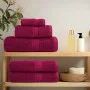 Toallas de sauna 10 uds 100% algodón burdeos 80x200 cm 600 gsm de , Toallas - Ref: Foro24-137220, Precio: 185,86 €, Descuento: %