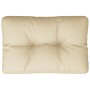 Cojín para sofá de palets de tela beige 50x40x12 cm de , Cojines para sillas y sofás - Ref: Foro24-360538, Precio: 23,64 €, D...