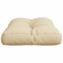 Cojín para sofá de palets de tela beige 50x40x12 cm de , Cojines para sillas y sofás - Ref: Foro24-360538, Precio: 23,64 €, D...