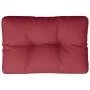 Cojín para sofá de palets de tela rojo tinto 50x40x12 cm de , Cojines para sillas y sofás - Ref: Foro24-360544, Precio: 22,49...