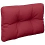 Cojín para sofá de palets de tela rojo tinto 50x40x12 cm de , Cojines para sillas y sofás - Ref: Foro24-360544, Precio: 22,49...