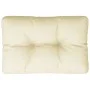 Cojín para sofá de palets tela crema 60x40x12 cm de , Cojines para sillas y sofás - Ref: Foro24-360559, Precio: 30,43 €, Desc...