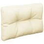 Cojín para sofá de palets tela crema 60x40x12 cm de , Cojines para sillas y sofás - Ref: Foro24-360559, Precio: 30,43 €, Desc...