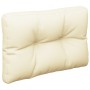 Cojín para sofá de palets tela crema 60x40x12 cm de , Cojines para sillas y sofás - Ref: Foro24-360559, Precio: 31,15 €, Desc...