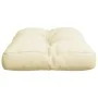 Cojín para sofá de palets tela crema 60x40x12 cm de , Cojines para sillas y sofás - Ref: Foro24-360559, Precio: 30,43 €, Desc...