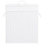 Cesta para la ropa sucia de bambú de una sección blanca 83 l de vidaXL, Cestas para ropa - Ref: Foro24-320752, Precio: 34,00 ...