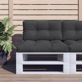 Cojín para palets tela negro 70x40x12 cm de , Cojines para sillas y sofás - Ref: Foro24-360586, Precio: 26,81 €, Descuento: %
