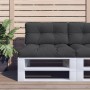 Cojín para palets tela negro 70x40x12 cm de , Cojines para sillas y sofás - Ref: Foro24-360586, Precio: 26,81 €, Descuento: %