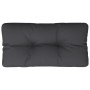Cojín para palets tela negro 70x40x12 cm de , Cojines para sillas y sofás - Ref: Foro24-360586, Precio: 26,81 €, Descuento: %