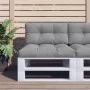 Cojín para sofá de palets tela gris 80x40x12 cm de , Cojines para sillas y sofás - Ref: Foro24-360602, Precio: 26,83 €, Descu...