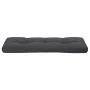 Cojín para sofá de palets de tela gris antracita 120x40x12 cm de , Cojines para sillas y sofás - Ref: Foro24-360623, Precio: ...