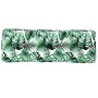 Cojín para sofá de palets tela estampado de hojas 120x40x12 cm de , Cojines para sillas y sofás - Ref: Foro24-360635, Precio:...