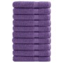 Toallas premium 10 uds 100% algodón morada 100x200 cm 600 gsm de , Toallas - Ref: Foro24-137367, Precio: 243,79 €, Descuento: %