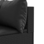 Set de sofás de jardín con cojines 9 pzas ratán sintético negro de , Conjuntos de jardín - Ref: Foro24-3308299, Precio: 768,5...