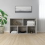 Estantería/Aparador madera contrachapada gris 50x25x80 cm de vidaXL, Librerías y estanterías - Ref: Foro24-800166, Precio: 45...