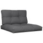 Cojines para palets 2 unidades tela gris antracita de , Cojines para sillas y sofás - Ref: Foro24-360711, Precio: 64,18 €, De...