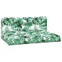 Cojines para palets 2 unidades tela estampado de hojas de , Cojines para sillas y sofás - Ref: Foro24-360745, Precio: 95,75 €...