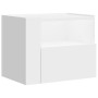 Mesita de noche de pared blanco 45x30x35 cm de , Mesitas de noche - Ref: Foro24-848311, Precio: 42,53 €, Descuento: %