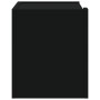 Mesita de noche de pared negra 45x30x35 cm de , Mesitas de noche - Ref: Foro24-848313, Precio: 40,51 €, Descuento: %