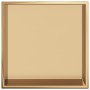 Hornacina ducha acero inoxidable dorado cepillado 32x32x9 cm de , Paredes y mamparas de ducha - Ref: Foro24-4005125, Precio: ...