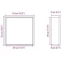 Shower niche in brushed gold stainless steel, 32x32x9 cm by , Shower walls and screens - Ref: Foro24-4005125, Price: 61,50 €,...