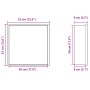 Hornacina ducha acero inoxidable blanco mate 32x32x9 cm de , Paredes y mamparas de ducha - Ref: Foro24-4005127, Precio: 79,52...