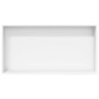 Hornacina ducha acero inoxidable blanco mate 62x32x9 cm de , Paredes y mamparas de ducha - Ref: Foro24-4005131, Precio: 104,1...