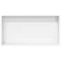 Hornacina ducha acero inoxidable blanco mate 62x32x9 cm de , Paredes y mamparas de ducha - Ref: Foro24-4005131, Precio: 105,4...