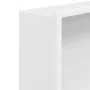 Dusch-Nische aus mattem Edelstahl in Weiß, 62x32x9 cm. von , Duschwände und Duschwände - Ref: Foro24-4005131, Preis: 105,40 €...