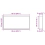 Hornacina ducha acero inoxidable blanco mate 62x32x9 cm de , Paredes y mamparas de ducha - Ref: Foro24-4005131, Precio: 104,1...