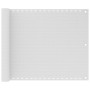Toldo para balcón HDPE blanco 75x500 cm de vidaXL, Sombrillas - Ref: Foro24-310862, Precio: 18,74 €, Descuento: %
